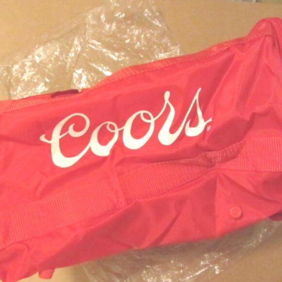 Brand NEW COORS beer carry shoulder bag w/ handles & shoulder strap - Picture 1 of 3